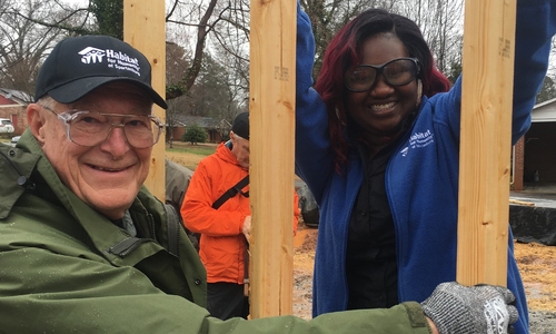 GOUPSTATE PHOTO GALLERY: Habitat for Humanity builds houses on Salem Street